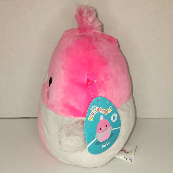 Jayla 🐦 FTM Pink Galah Cockatoo Original Squishmallow by Kelly Toy ☆ NWT ☆ - Picture 4 of 8